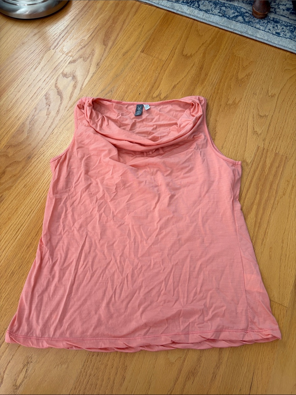 Ibex Sleeveless Merino Wool Top size large orange